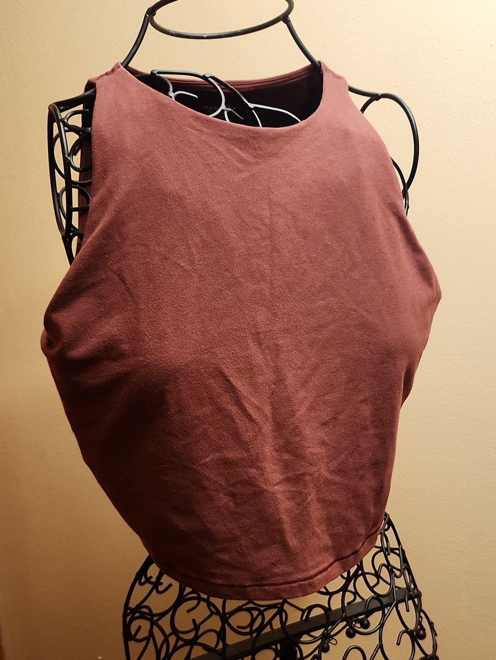 High Neck Cropped Tank Top